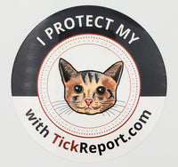 "I Protect My" Pet vinyl sticker - cat