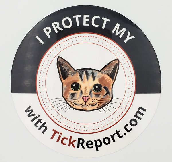"I Protect My" Pet vinyl sticker - cat