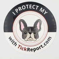 "I Protect My" Pet vinyl sticker - dog
